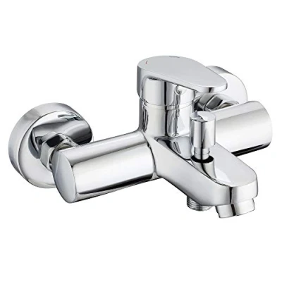Abbildung von Schütte Wannenarmatur &quot;Futura&quot;, Mischbatterie Badewanne, Wasserhahn Bad, in Chrom