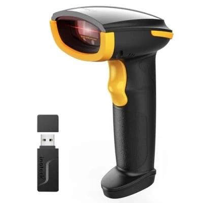 Abbildung von Inateck 1D Bluetooth Barcode Scanner Handscanner, (Unterstützen Selbst Entwickelte App und SDK)