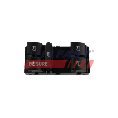 Abbildung von FAST FT09019 Schalter, Fensterheber vorne links VOLKSWAGEN: GOLF 5 Schrägheck, 6, Touran I, SEAT: Ibiza 4 Leon II Schrägheck