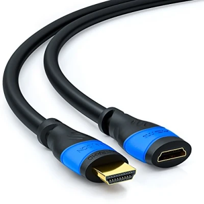 Abbildung von deleyCON 5m HDMI Verlängerung 2.0 kompatibel Kabel