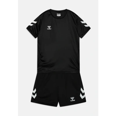 Abbildung von Hummel KIDS Unisex SET kurze Sporthose für Kinder, Größe: 116, Black