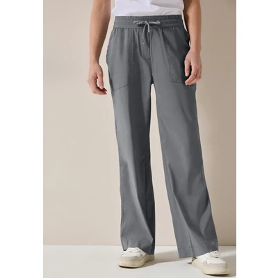 Abbildung von Cecil WIDE Stoffhose, Damen, Größe: Mx30, Grau
