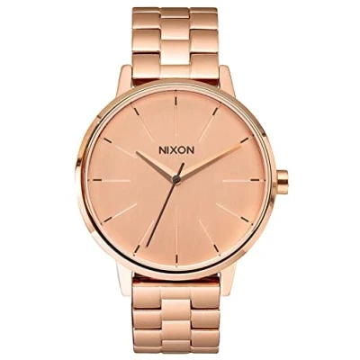 Abbildung von Nixon Damen Analog Quarz Uhr mit Edelstahl beschichtet Armband A099897 00
