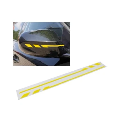 Abbildung von FOLIATEC PIN Striping Mirror Cap Aufkleber Auto Zierstreifen für Außenspiegel, Gelb