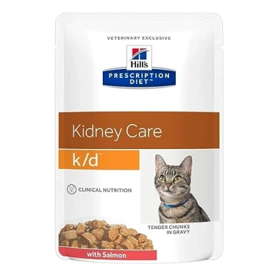 Abbildung von Hills Prescription Diet Feline K/D Kidney Care Lachs 12x85 gr...