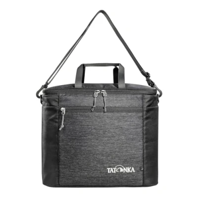 Abbildung von Tatonka Kühltasche Cooler Bag L (25l) Isolierte Tasche mit Innenfach für Kühlakkus, Handgriffen und abnehmbarem Schultergurt 37 x 27 30 cm (Off Black)