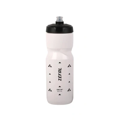 Abbildung von ZEFAL Sense Soft 80 Wasserflasche Trinkflasche Fahrrad Rennrad MTB Weiche, geruchlose Sportflasche BPA freie Weiß 800 ml