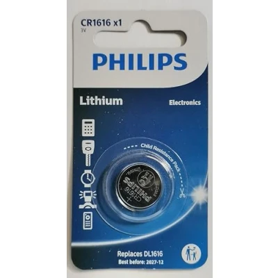 Abbildung von Philips CR1616/00b Lithium Minizelle 1er Pack