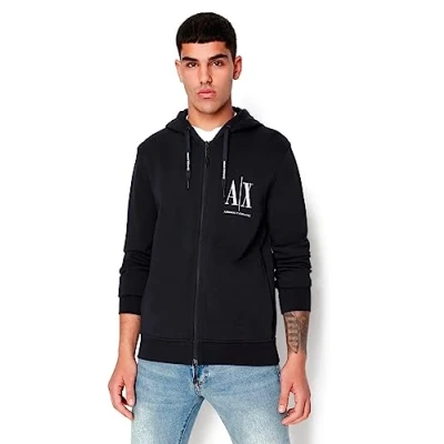 Abbildung von Armani Exchange Sweatjacke, Herren, Größe: Large, Navy