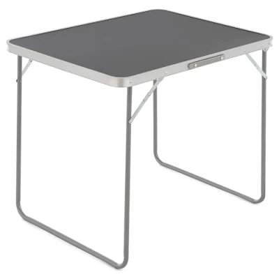 Abbildung von Nexos Trading Campingtisch klappbar mit Tragegriff 80x60x70 cm faltbar leicht Klapptisch Beistelltisch Falttisch Koffertisch Camping