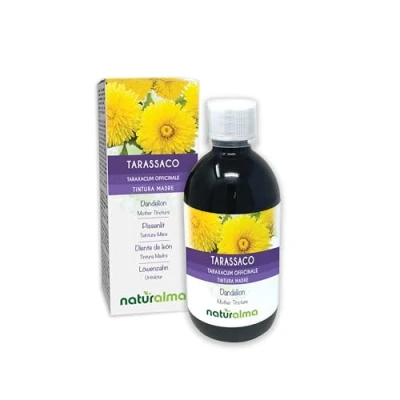 Abbildung von Löwenzahn (Taraxacum officinale) Wurzeln und Blätter Alkoholfreier Urtinktur Naturalma Flüssig Extrakt Tropfen 500 ml Nahrungsergänzungsmittel Veganer