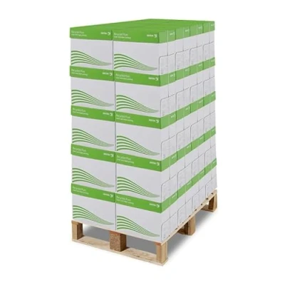 Abbildung von Xerox Recycled Papier 003R91165 DIN A4 80 g/m² Kopierpapier für Laserdrucker und Kopierer aus 100% Altpapier 48 Kartons, 240 Pakete, 120.000 Blatt