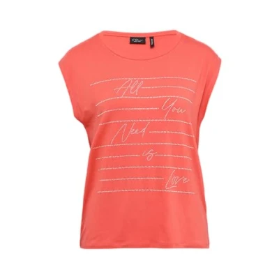 Abbildung von s.Oliver Black Label MIT Glitzerartwork Tshirt print, Damen, Größe: 42, Granatapfel