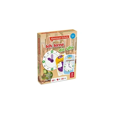 Abbildung von ASS Altenburger Spiel, Familienspiel 22572890 Abenteuer Schule Die Uhr, Kartenspiel 2+..., Lernspiel