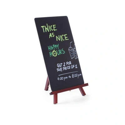 Abbildung von HENDI Kreidetafel mit Staffelei 22 x 21 36 cm schwarz Holz Restaurant Bistro Gastro
