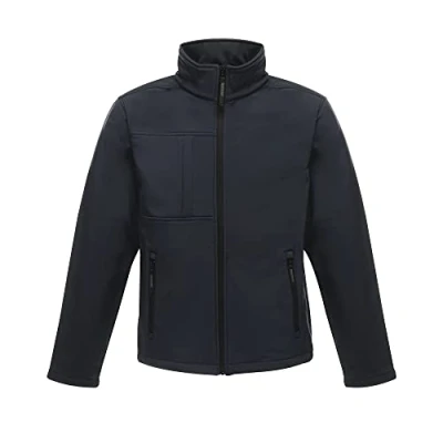 Abbildung von Regatta Professionelle Herren Octagon II bedruckbare 3 lagige Membran Softshell Schutzhülle, Schwarz