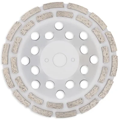 Abbildung von Diamantschleiftopf Ø180mm, doppelreihig, BETON, ESTRICH, MAUERWERK