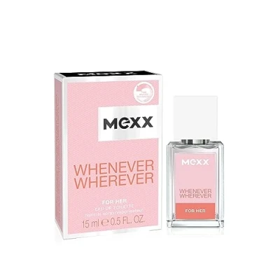 Abbildung von Mexx Whenever Wherever Woman Belebendes Eau de Toilette, für jede Gelegenheit, unbeschwerte Eleganz, 1 x 15 ml