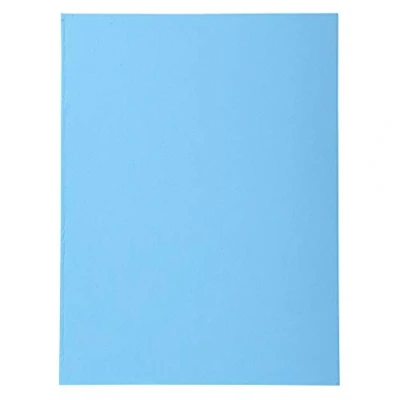 Abbildung von Exacompta 420010E 100er Pack Aktendeckel Forever® 170 g/m2 Aus Recycling Karton für DIN A4 Blauer Engel ideal die lose Blatt Ablage blau Sammelmappe Dokumentenmappe