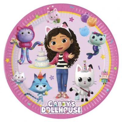 Abbildung von Gabby&#039;s Dollhouse Teller 20 cm 8 Stück
