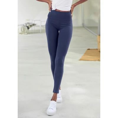 Abbildung von Lascana Leggings Hosen, Damen, Größe: 48/50, Marine