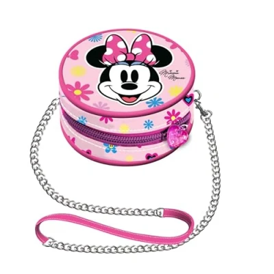 Abbildung von Disney Mini Rundkettentasche Floral Unisex Kids,Rosa,Einheitsgröße