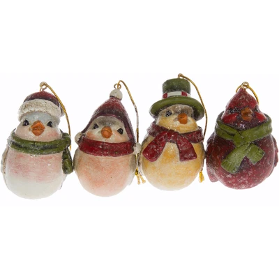 Abbildung von Myflair Möbel &amp; Accessoires Baumbehang &quot;Vögel, Weihnachtsdeko, Christbaumschmuck&quot;, (Set, 4 St.), Höhe 7 cm