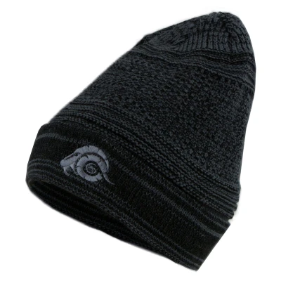 Abbildung von GUGGEN Mountain Wintermütze Mütze für Herren und Damen Strickmütze Warme Classic Mützen Cap mit leichtem Fleecefutter Winter Herbst Frühling Schwarz