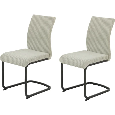 Abbildung von HELA Freischwinger &quot;FABIA&quot;, (Set), 4 St., Breitcord, 120 Kg belastbar, Stoff in 2er und 4er Set