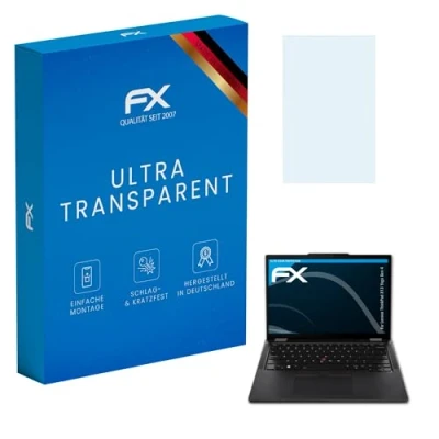 Abbildung von atFoliX Schutzfolie kompatibel mit Lenovo ThinkPad X13 Yoga Gen 4 Folie, ultraklare FX Displayschutzfolie (2X)