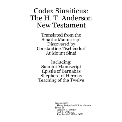 Abbildung von Codex Sinaiticus: The H. T. Anderson New Testament