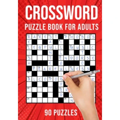 Abbildung von Crossword Puzzle Book for Adults: Quick Daily Cross Word Activity Books 90 Puzzles ( UK Version)