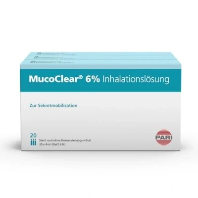 Abbildung von MucoClear 6% NaCl Inhalationslösung, 60 St. Ampullen