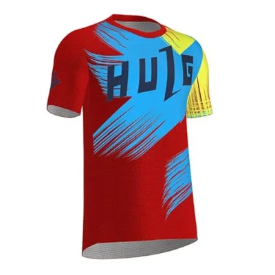Abbildung von Herren Mountainbike MTB Top Kurzarm Atmungsaktiv Bequem Weich Feuchtigkeitstransport Radtrikot?Kurzarmtrikot Für Rennrad/Multisport/Fitness (style 26,XXL)