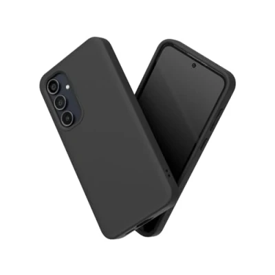 Abbildung von RhinoShield Case kompatibel mit [Galaxy A55] SolidSuit Stoßdämpfende &amp; schlanke Schutzhülle Premium Finish 3.5 Meter Fallschutz Schwarz