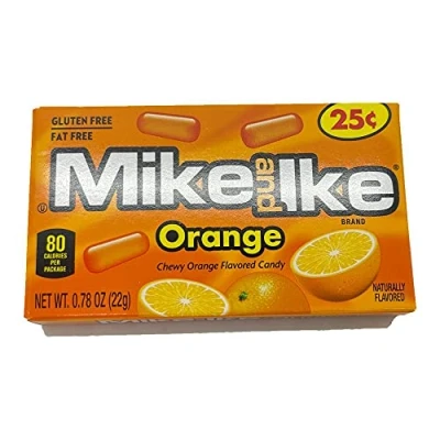 Abbildung von Mike and Ike Orange Bonbons, 22 ml, 24 Stück