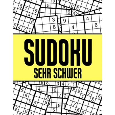 Abbildung von Sudoku Sehr Schwer: XXL Block für Erwachsene mit 900 Rätseln in der Schwierigkeitsstufe Schwer