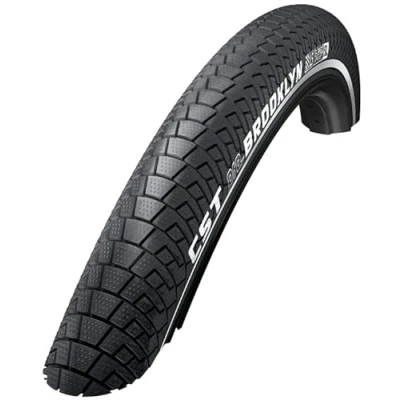 Abbildung von CST Reifen Brooklyn 26 x 2.40&quot; / 62 559mm schwarz mit Reflexion