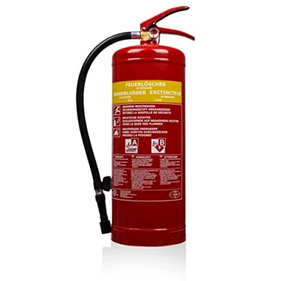 Abbildung von Smartwares Schaum Feuerlöscher 6 L für AB Brände geeignet Büro und Zuhause inkl. Halterung 10.015.05