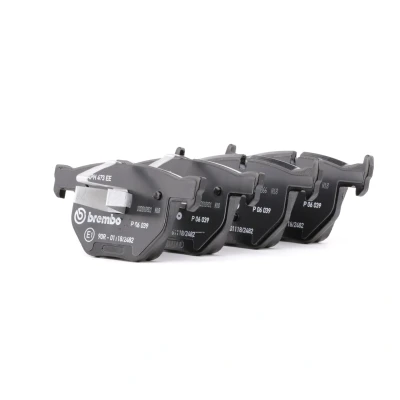 Abbildung von BREMBO P 06 039 Bremsbelagsatz für Verschleißwarnanzeiger vorbereitet mit Kolbenclip ohne Zubehör BMW: 3 Limousine, Cabrio, Coupe kfzteile,