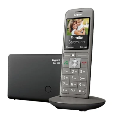 Abbildung von Gigaset CL660 Schnurloses DECT Telefon (Mobilteile: 1, Weckfunktion, Freisprechen)