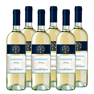 Abbildung von Bio Chardonnay Sicilia DOC Colomba Bianca Italien trocken 6er Karton