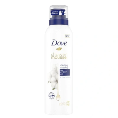 Abbildung von 6x Dove Duschschaum Deeply Nourishing mit Cotton Oil 200ml
