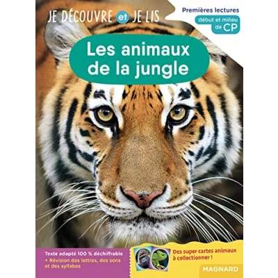 Abbildung von je découvre et lis CP Les animaux de la jungle: premières lectures, découvertes