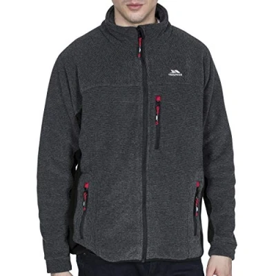 Abbildung von Trespass Jynx, Black, XXL, Warme Fleecejacke 320g/m² für Herren, XX Large / 2XL 2X Large, Schwarz