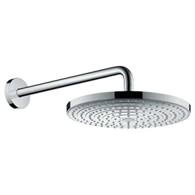 Abbildung von hansgrohe Regenduschkopf &quot;Raindance Select S&quot;, (Kopfbrause, Brausearm), 300 2 Strahlarten mit Brausearm, chrom