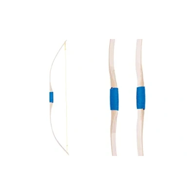 Abbildung von Bogen 90 cm ohne Pfeile, mit Umwicklung blau
