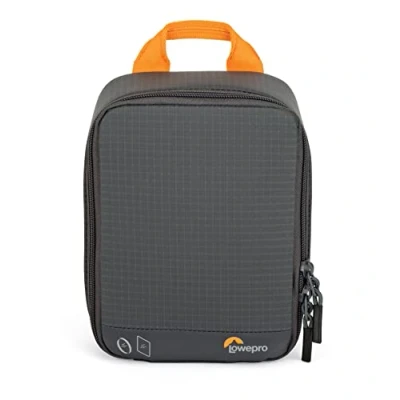 Abbildung von Lowepro GearUp Filter Pouch 100, Kameratasche für Filter, Filtertasche mit 10 Blattfiltern, 2 Rundfiltern, Filterhalterung, Kratzfeste Kartenhülle, Hergestellt aus Recyclingmaterial, Grau