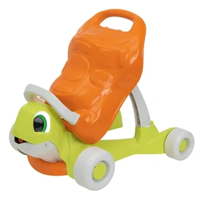 Abbildung von Chicco Lauflernhilfe Walk&amp;Ride Turtle, teilweise aus recyceltem Material, Made in Europe