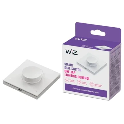 Abbildung von WiZ Smart Dial Switch Tragbare Dimm und Szenensteuerung mit nur einem Klick, aufladbar über USB, kabellose WLAN Verbindung